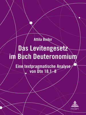 cover image of Das Levitengesetz im Buch Deuteronomium